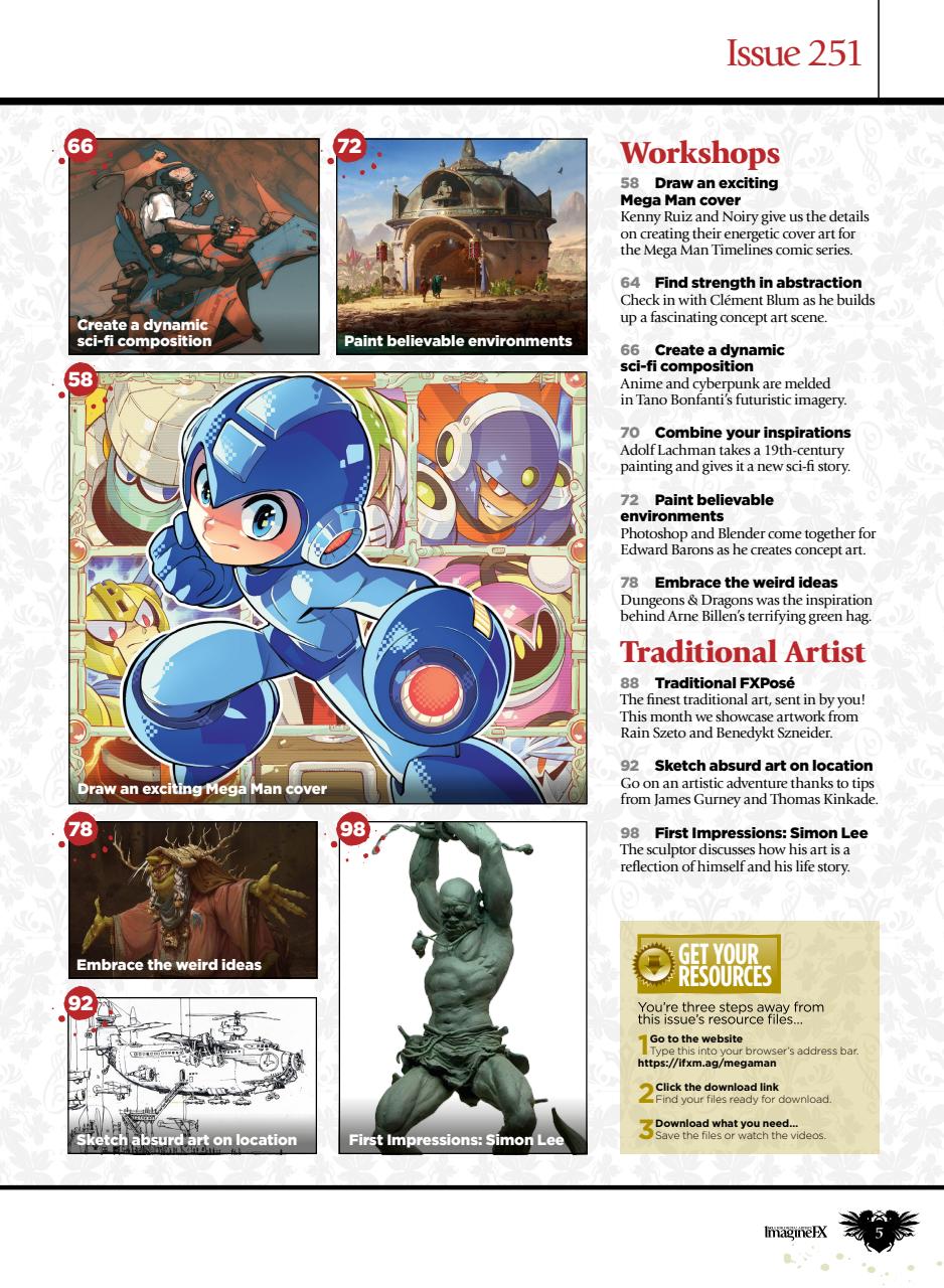 ImagineFX Preview Pages