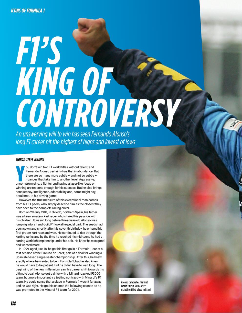 Sport Bookazine - Icons of Formula One Fourth Edition Back Issue