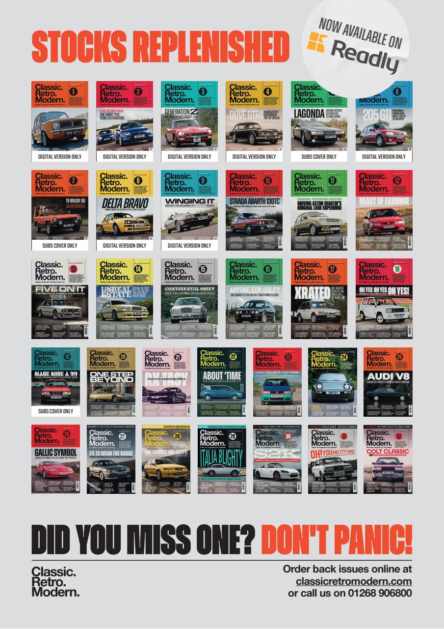 Classic Retro Modern Magazine Preview Pages