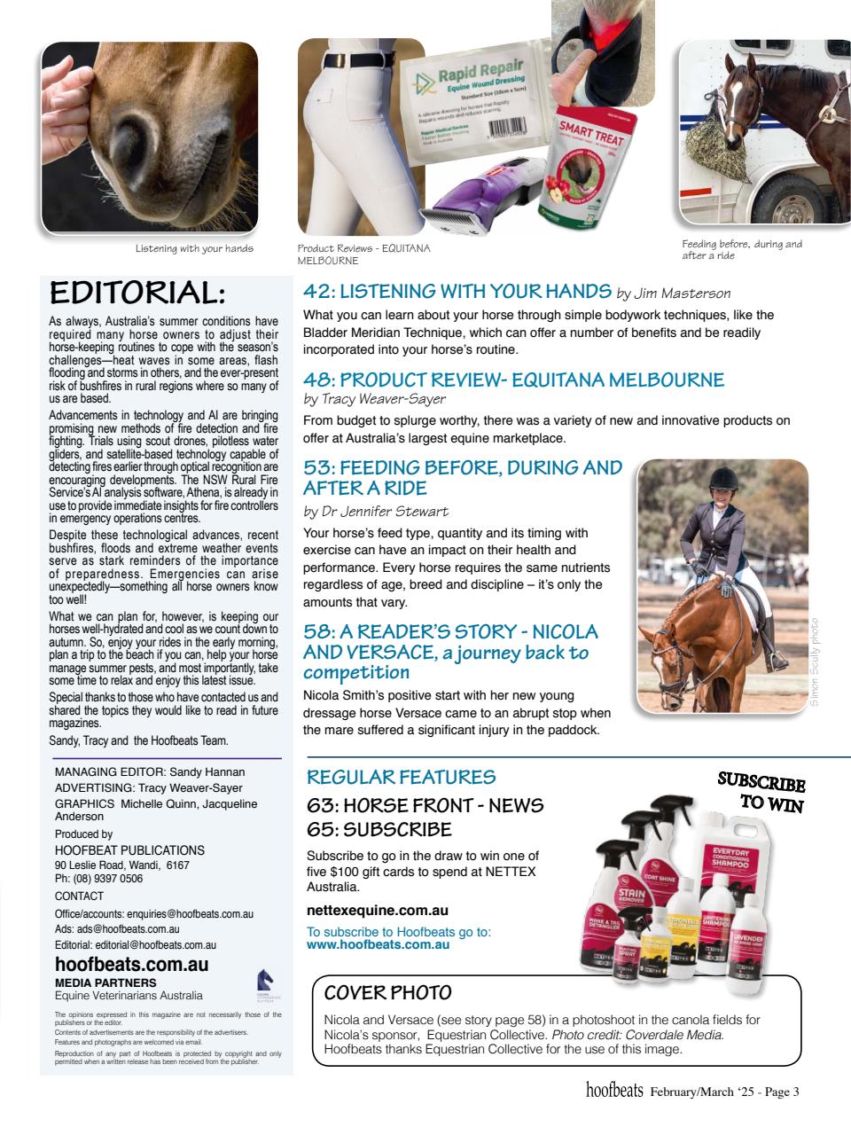 Hoofbeats Preview Pages