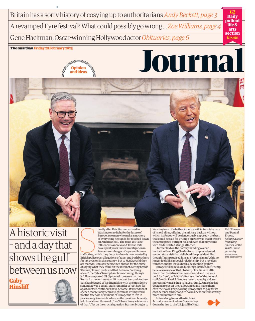 The Guardian Newspaper Preview Pages