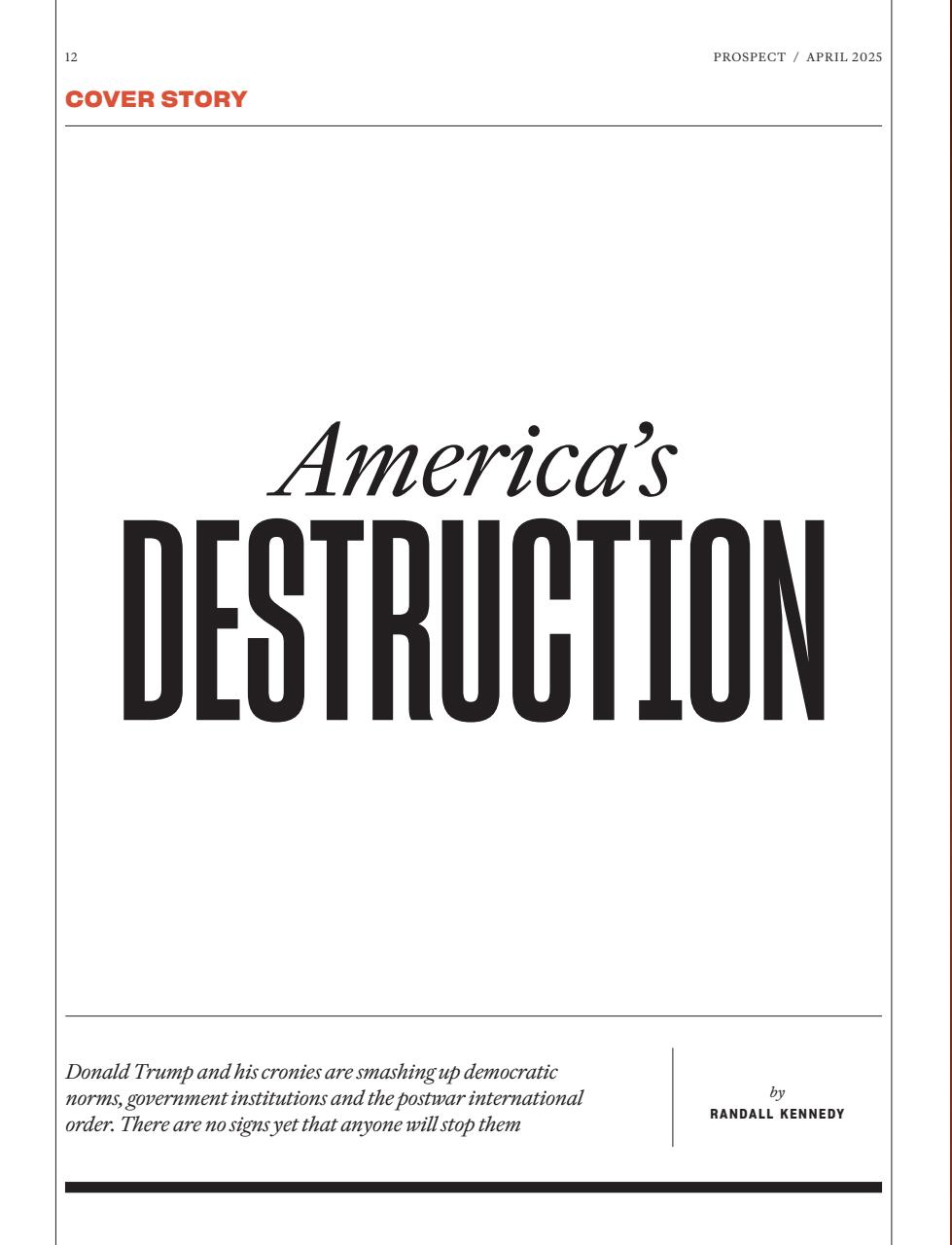 Prospect Magazine Preview Pages