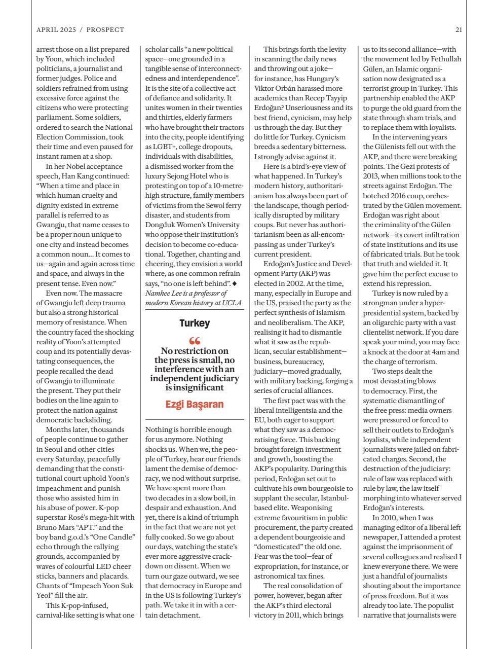 Prospect Magazine Preview Pages