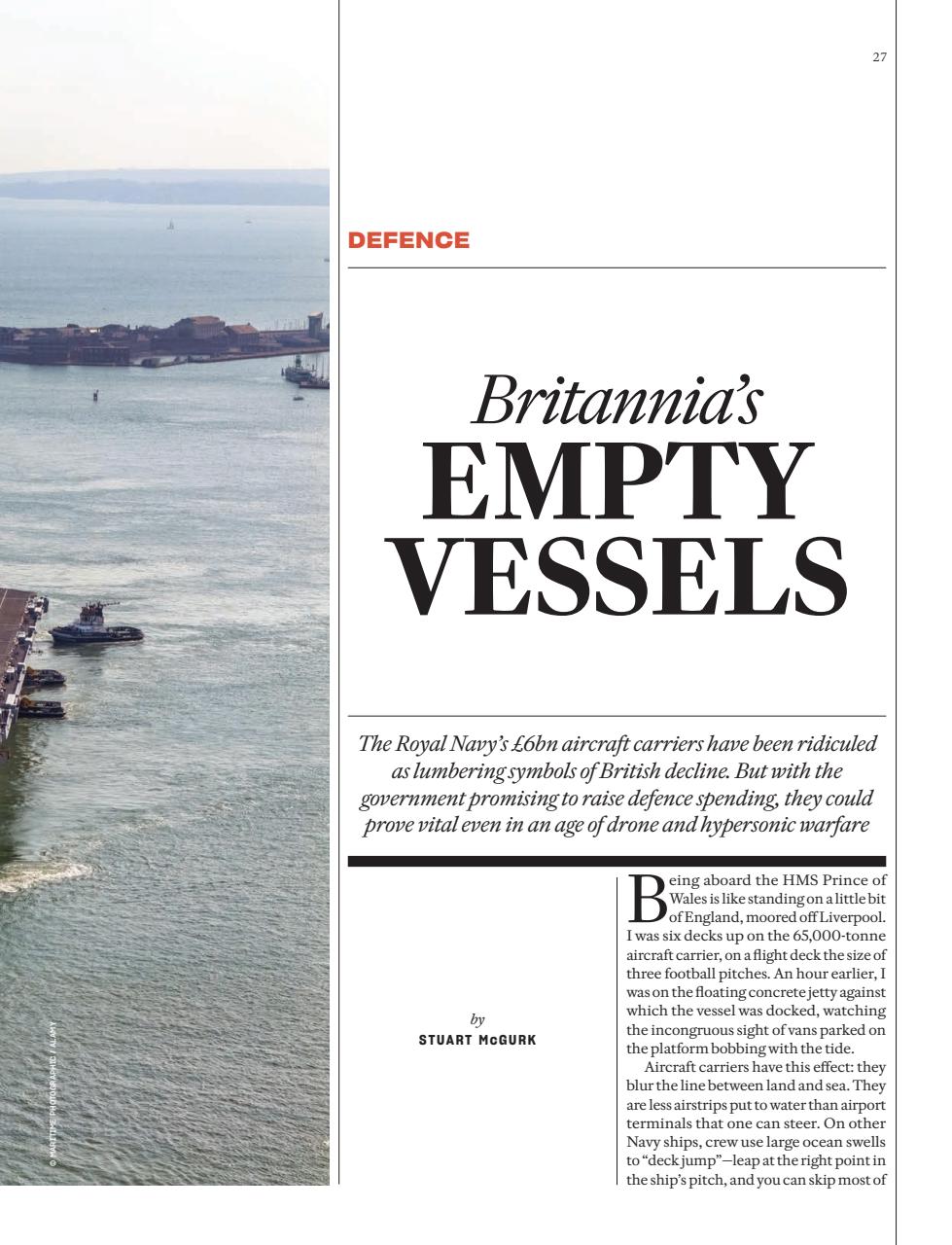 Prospect Magazine Preview Pages