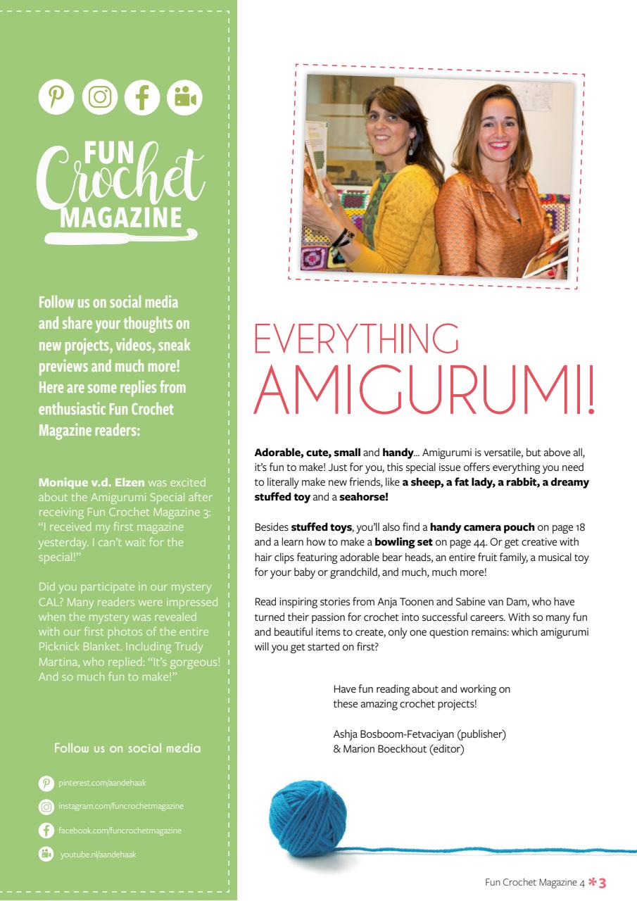 Fun Amigurumi Magazine Preview Pages