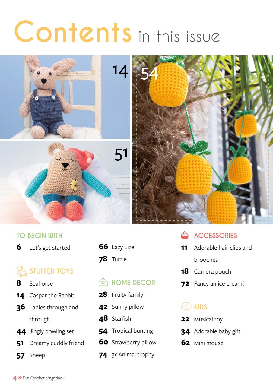 Fun Amigurumi Magazine Preview Pages