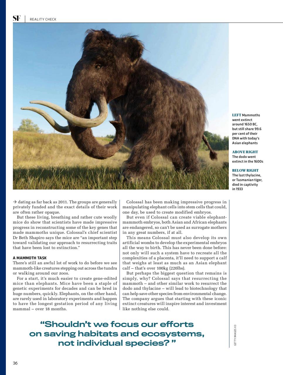 BBC Science Focus Magazine Preview Pages