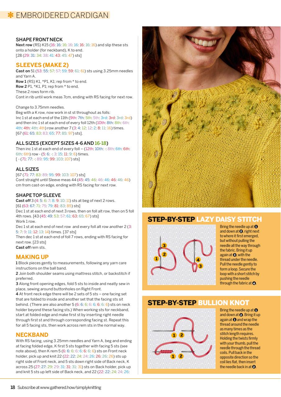 Simply Knitting Preview Pages