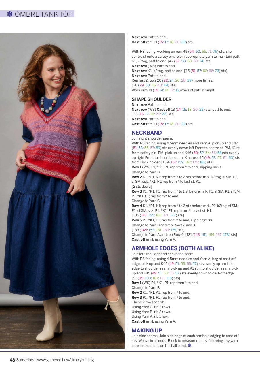 Simply Knitting Preview Pages