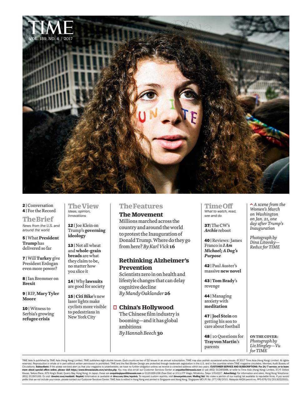 TIME Magazine Asia Preview Pages