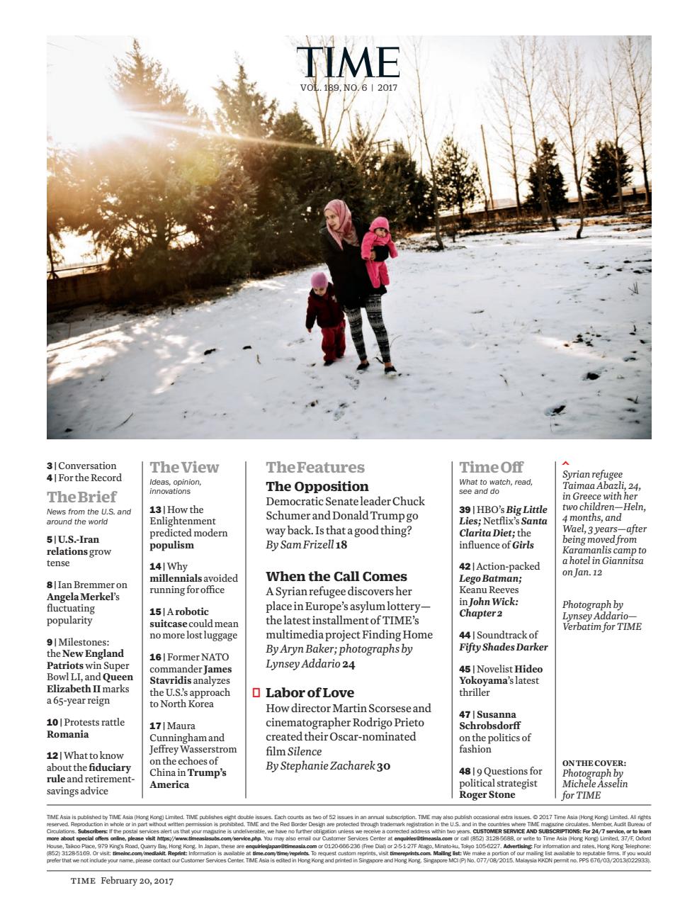 TIME Magazine Asia Preview Pages