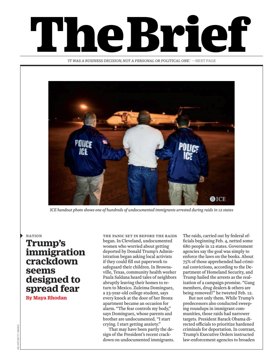 TIME Magazine Asia Preview Pages