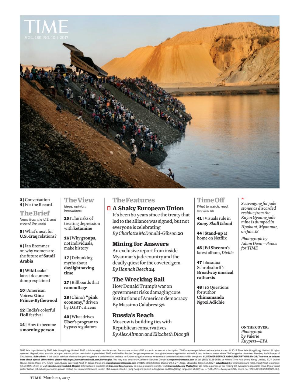 TIME Magazine Asia Preview Pages