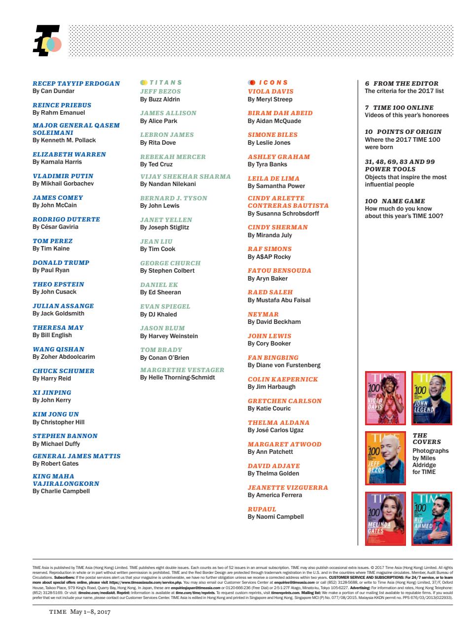 TIME Magazine Asia Preview Pages