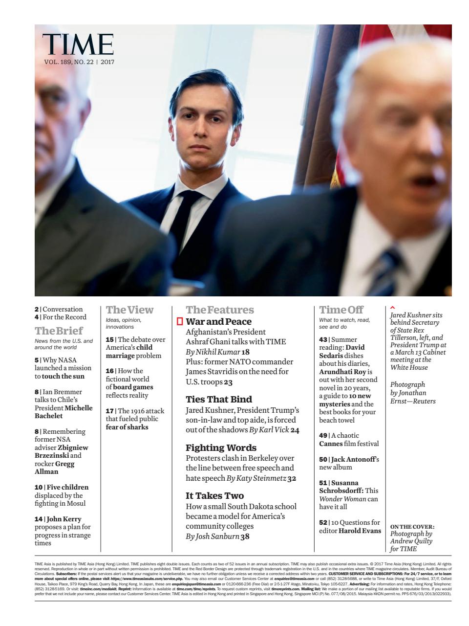 TIME Magazine Asia Preview Pages