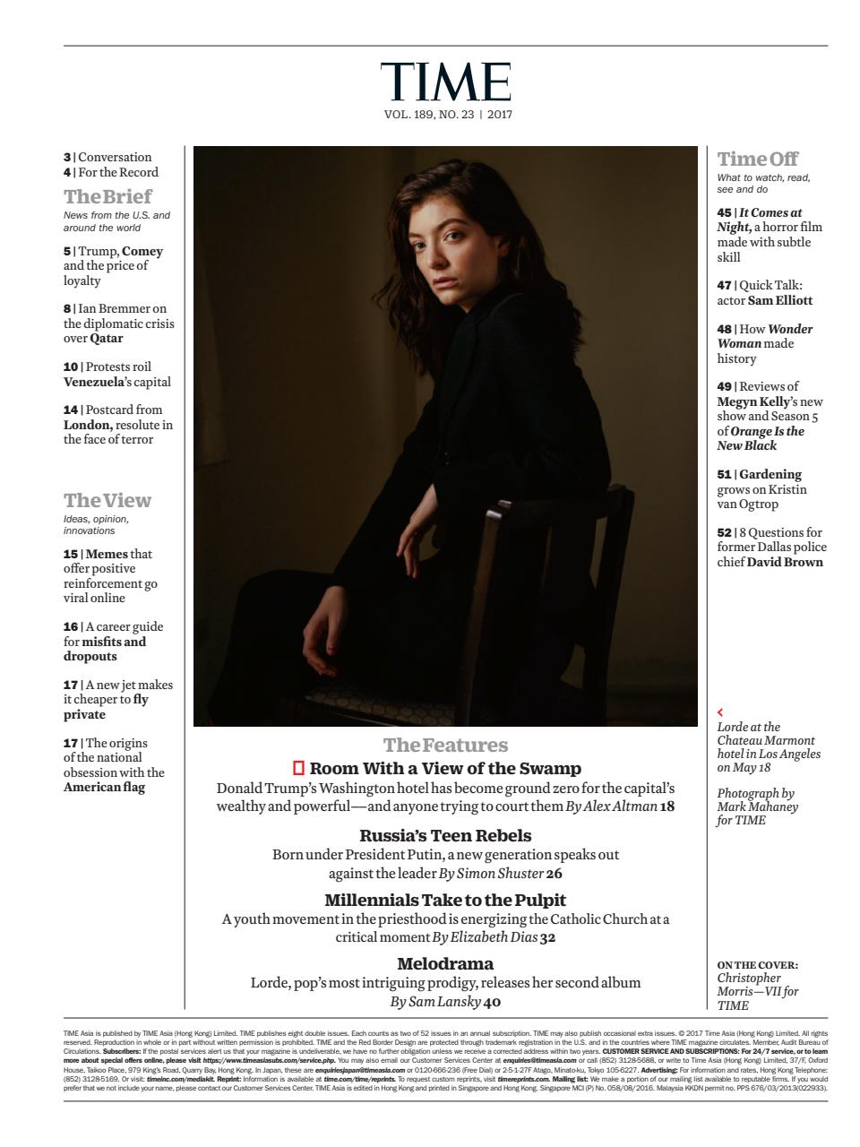 TIME Magazine Asia Preview Pages