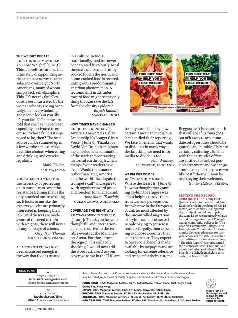 TIME Magazine Asia Preview Pages