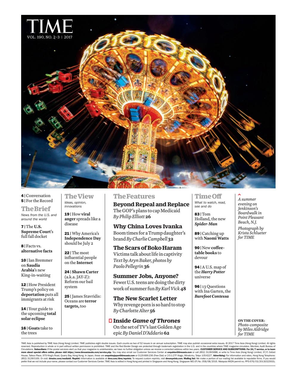 TIME Magazine Asia Preview Pages