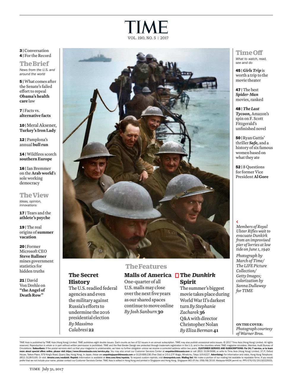 TIME Magazine Asia Preview Pages