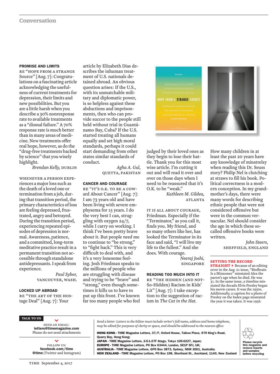 TIME Magazine Asia Preview Pages