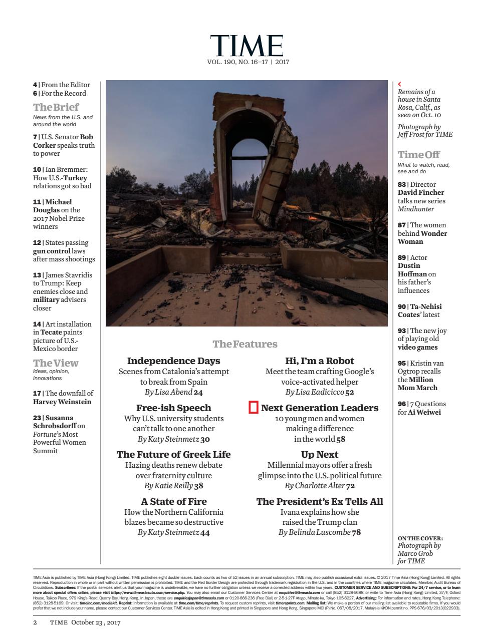 TIME Magazine Asia Preview Pages