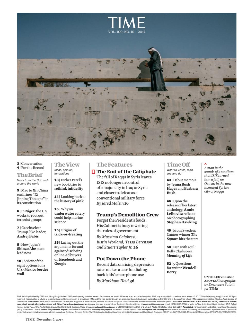 TIME Magazine Asia Preview Pages