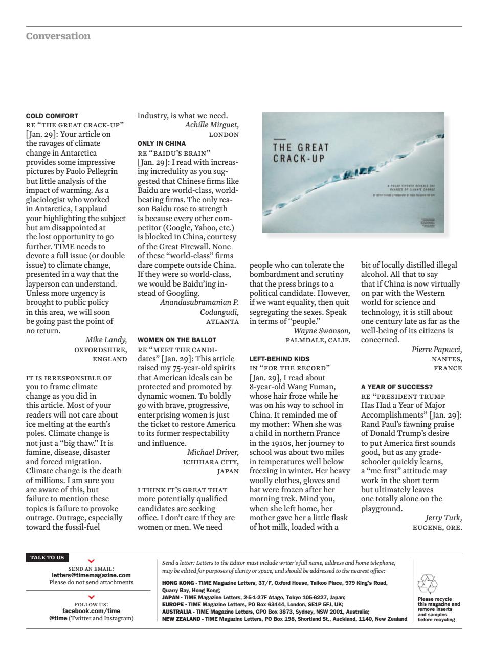 TIME Magazine Asia Preview Pages