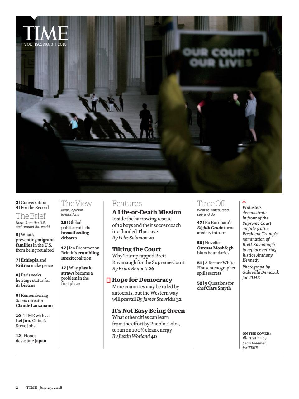 TIME Magazine Asia Preview Pages