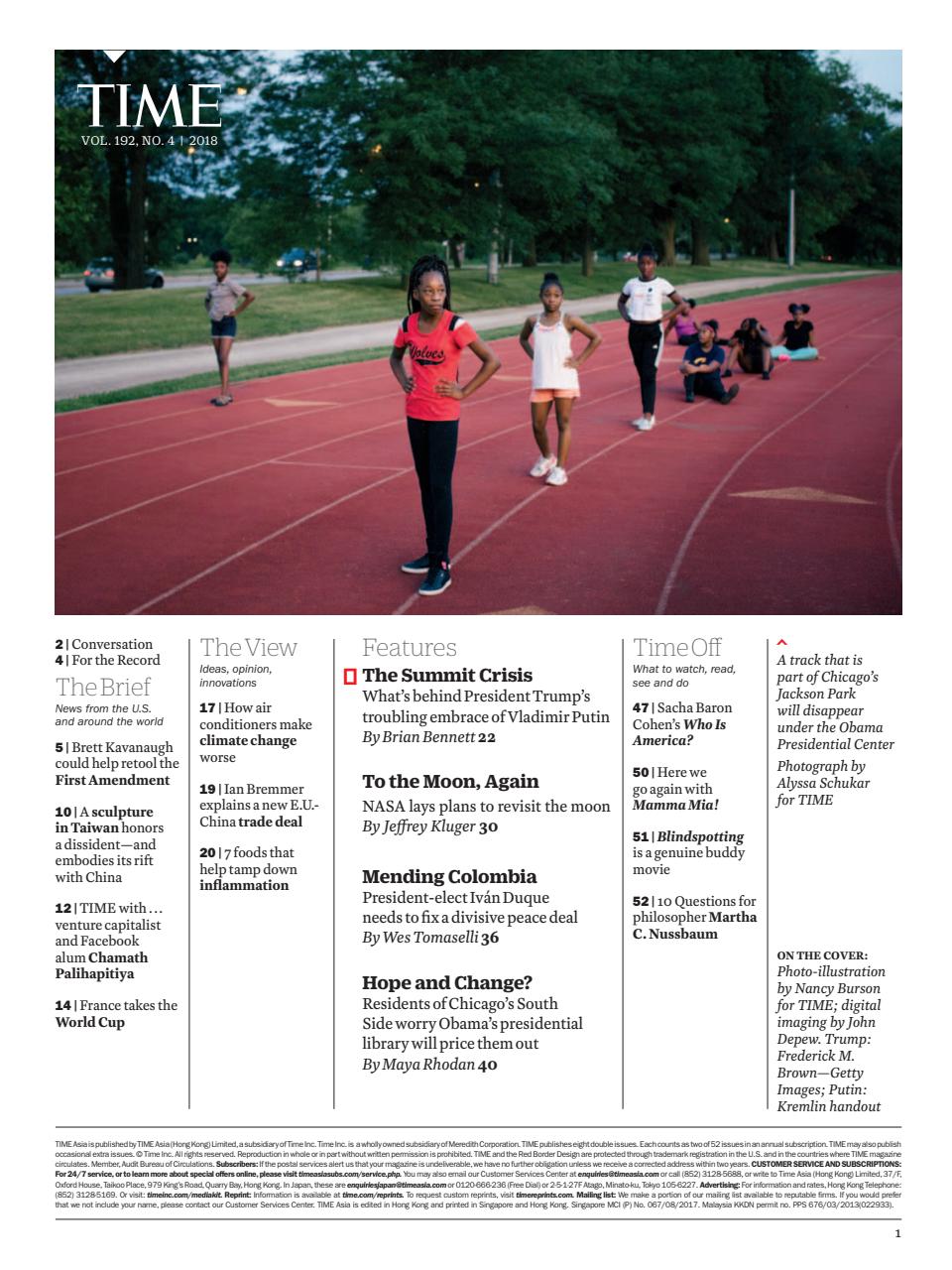 TIME Magazine Asia Preview Pages