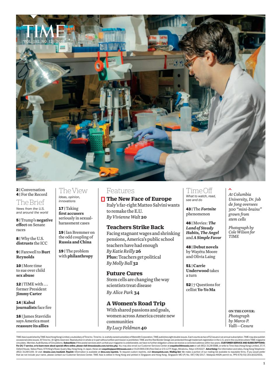 TIME Magazine Asia Preview Pages