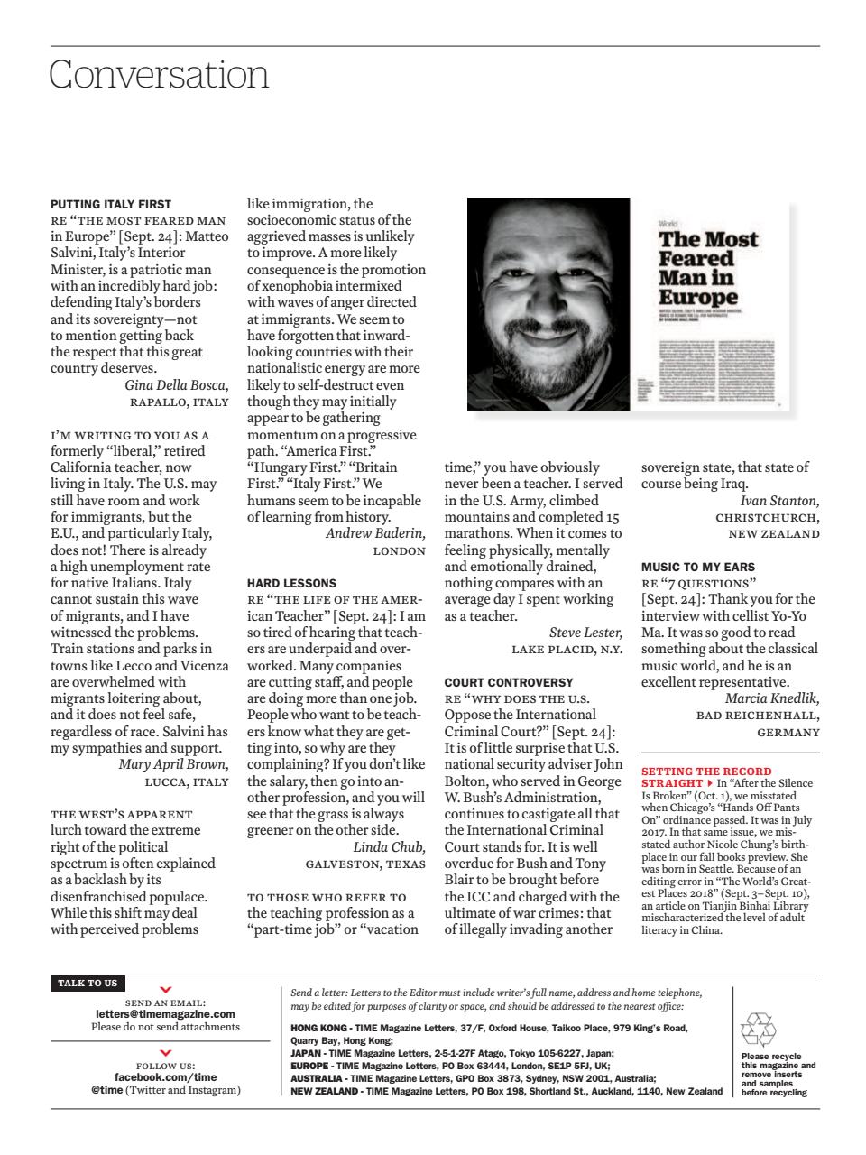 TIME Magazine Asia Preview Pages