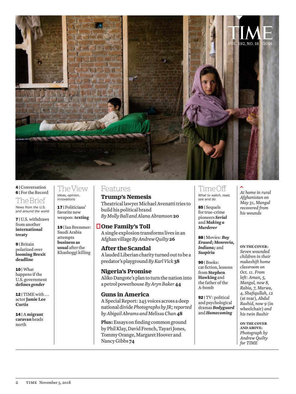 TIME Magazine Asia Preview Pages