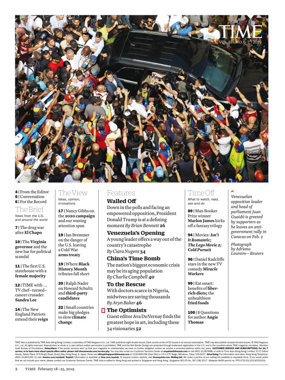 TIME Magazine Asia Preview Pages