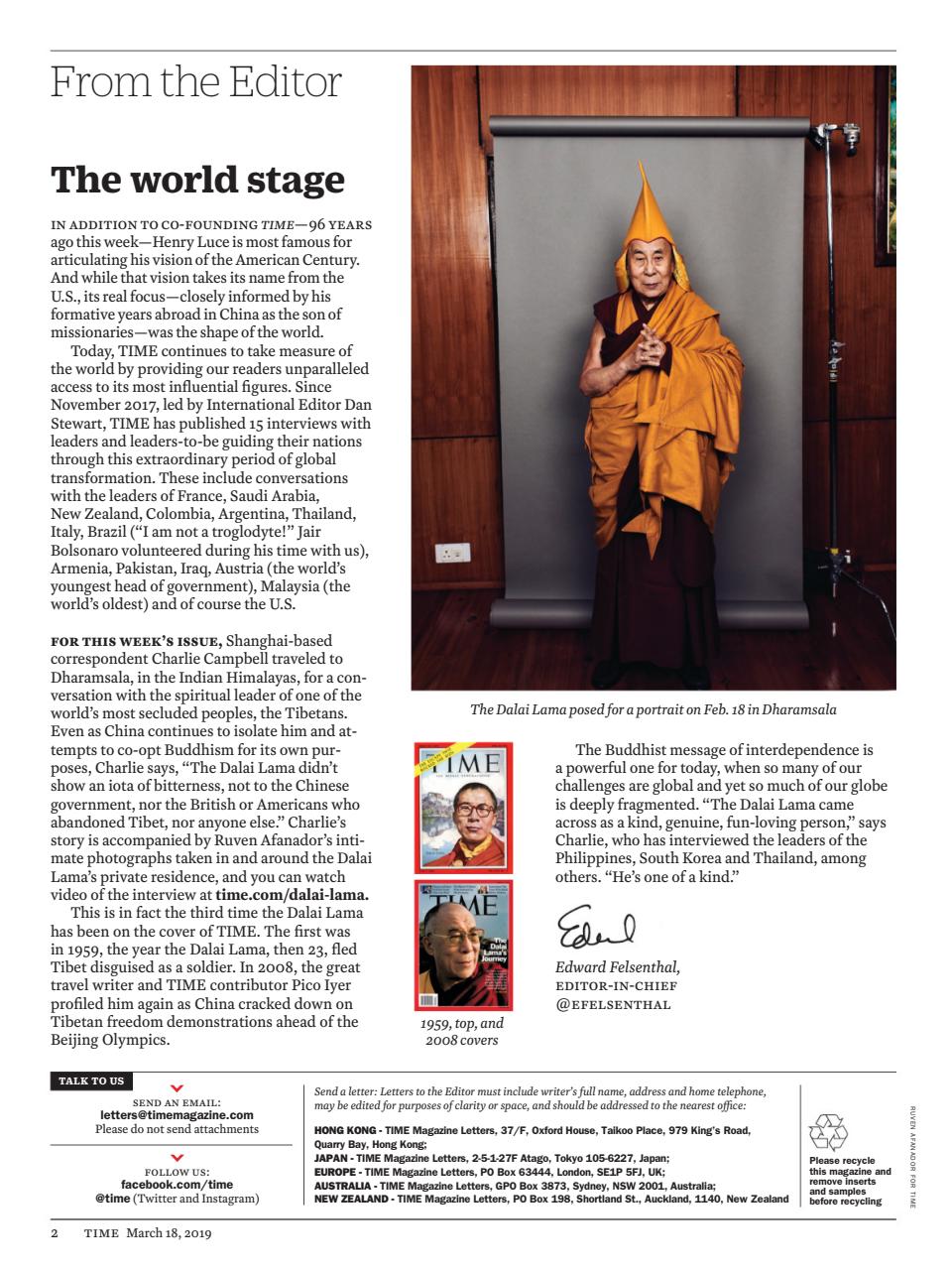 TIME Magazine Asia Preview Pages