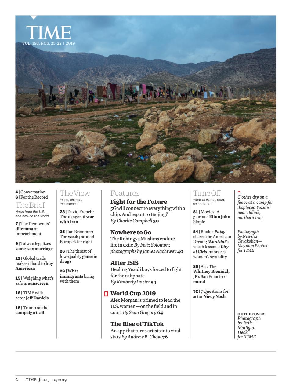 TIME Magazine Asia Preview Pages