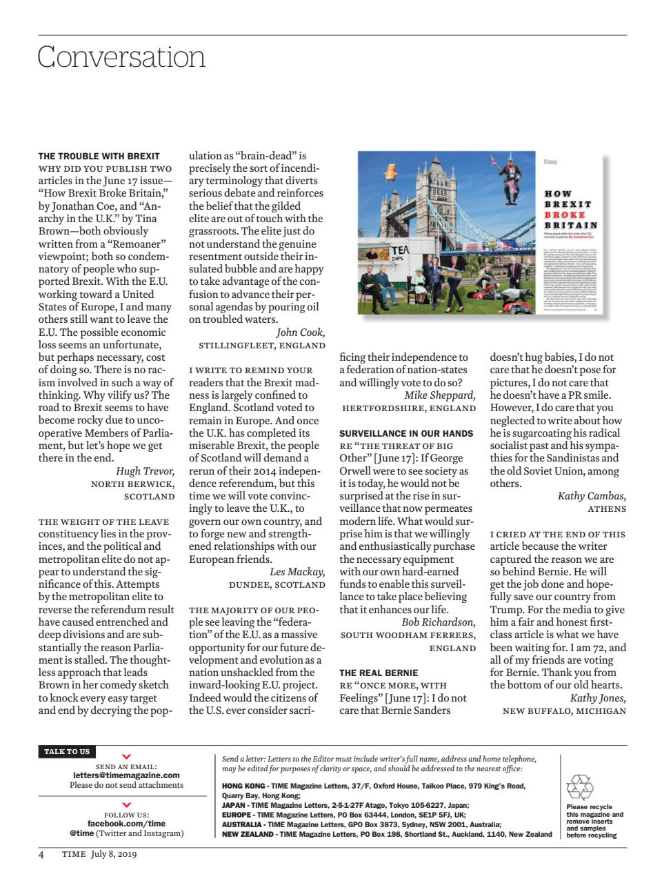 TIME Magazine Asia Preview Pages