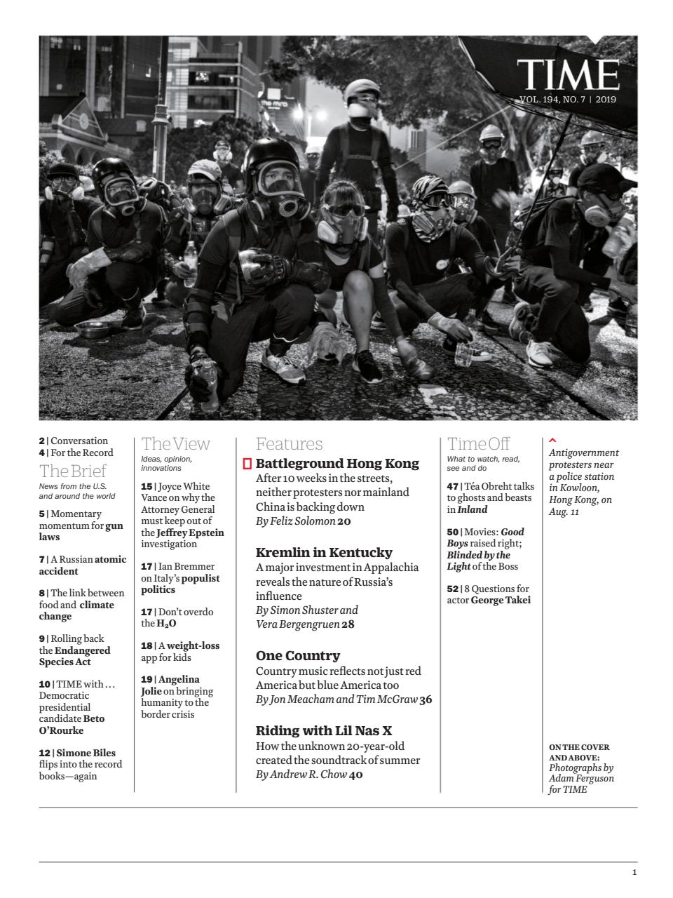 TIME Magazine Asia Preview Pages