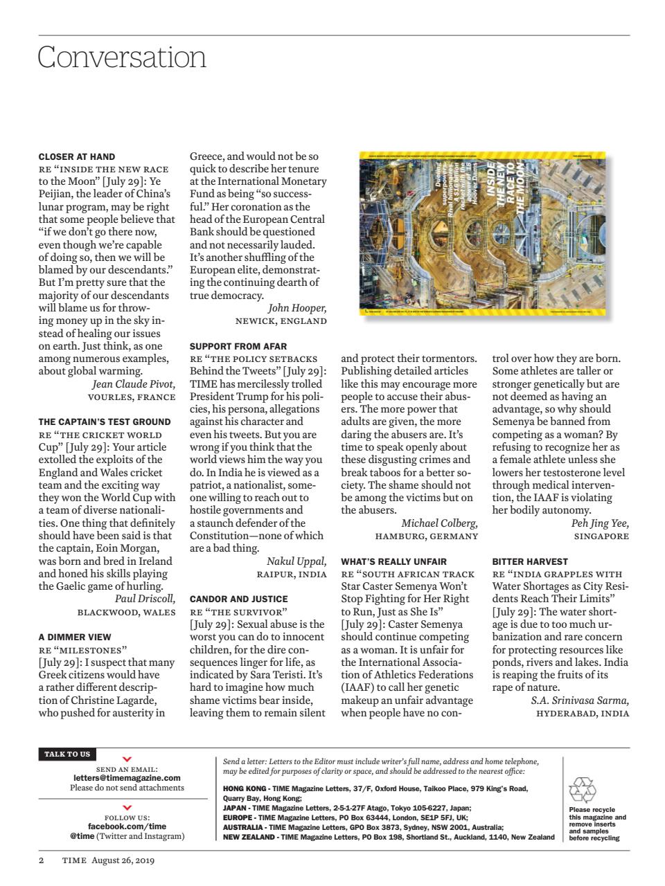 TIME Magazine Asia Preview Pages