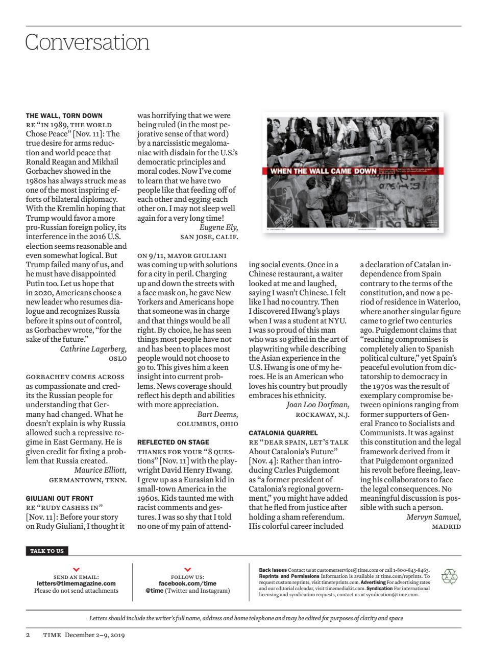 TIME Magazine Asia Preview Pages