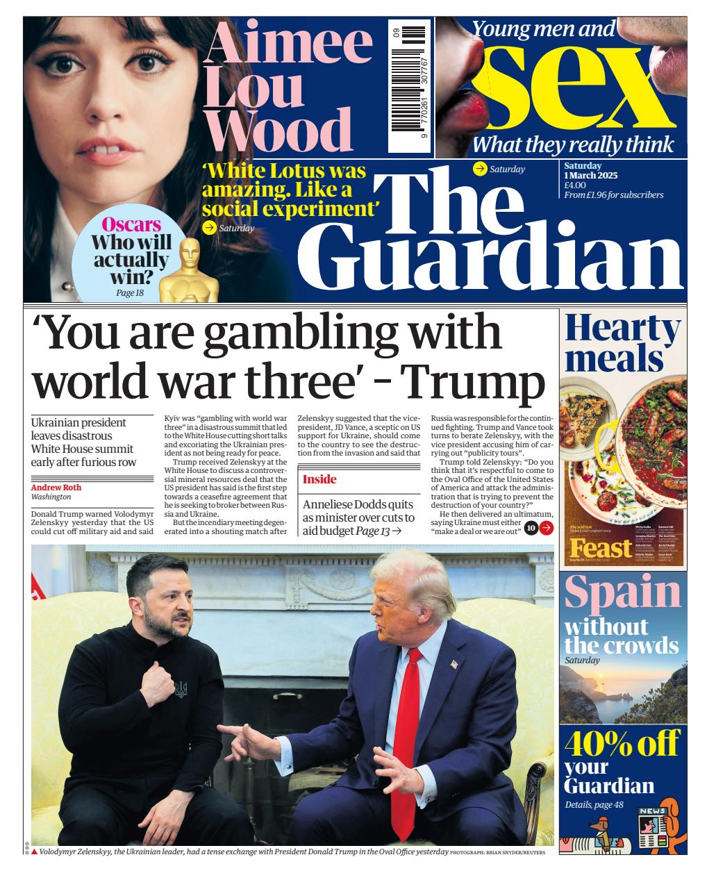 The Guardian Newspaper - Saturday, 01 March 2025 Back Issue
