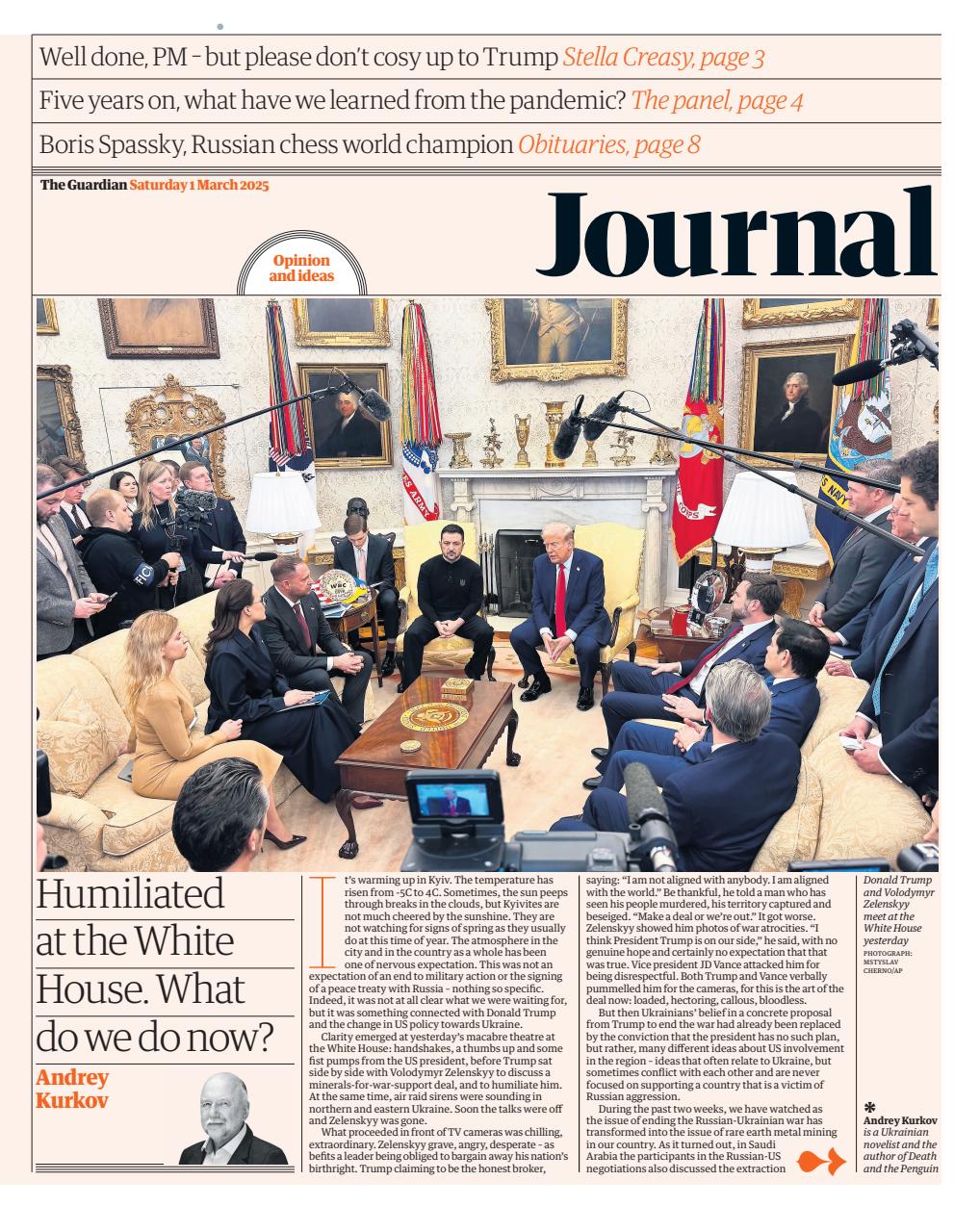 The Guardian Newspaper Preview Pages