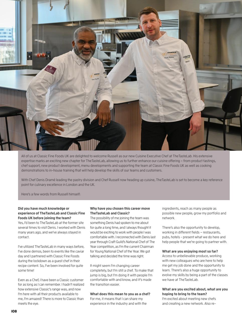 Chef & Restaurant Magazine Preview Pages