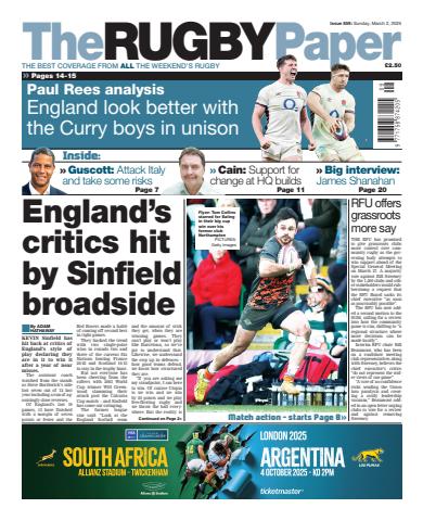 The Rugby Paper issue 2nd March 2025