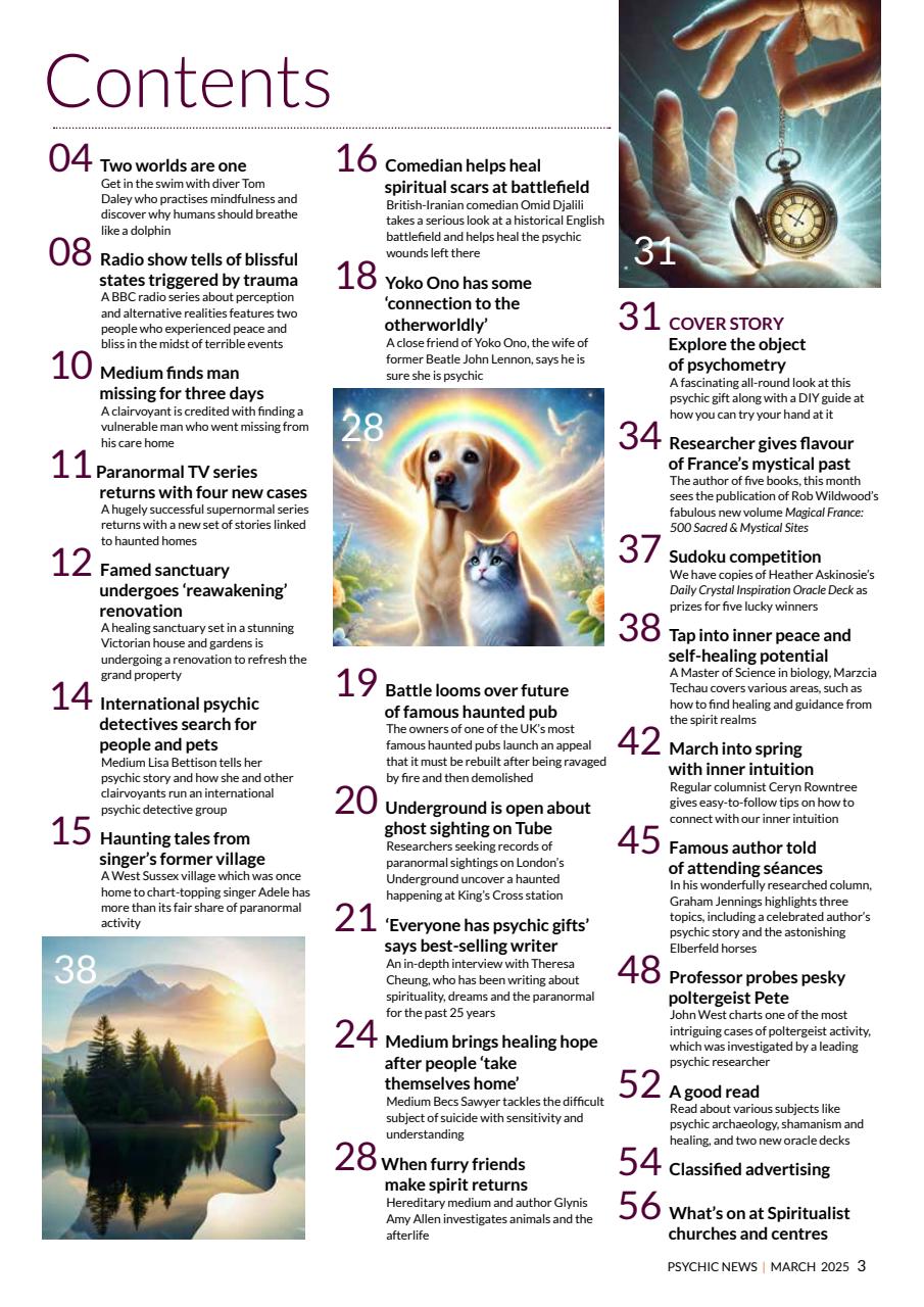 Psychic News Preview Pages