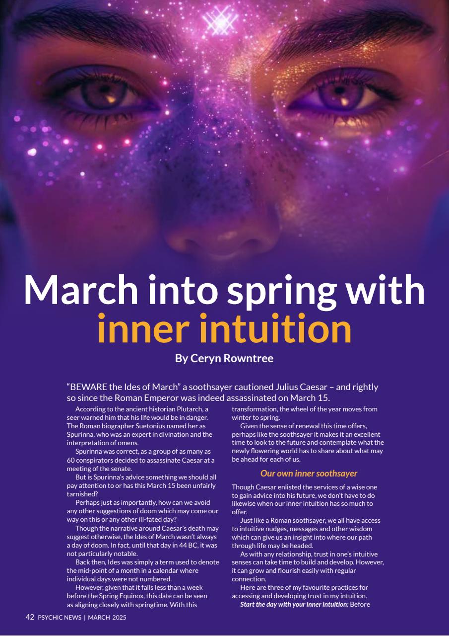 Psychic News Preview Pages