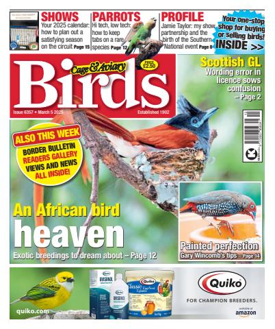 Cage & Aviary Birds issue 5-Mar-25