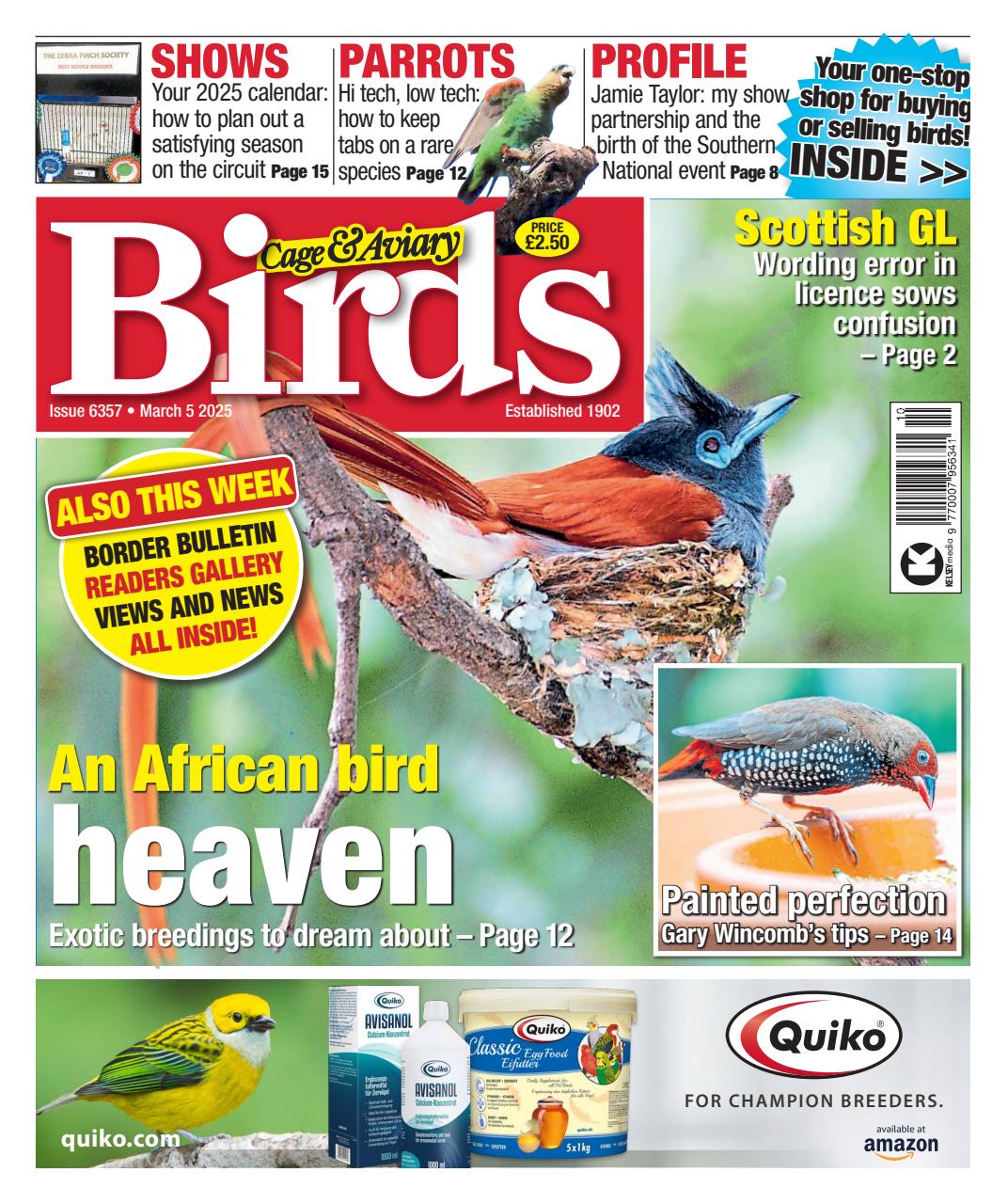 Cage & Aviary Birds Preview Pages