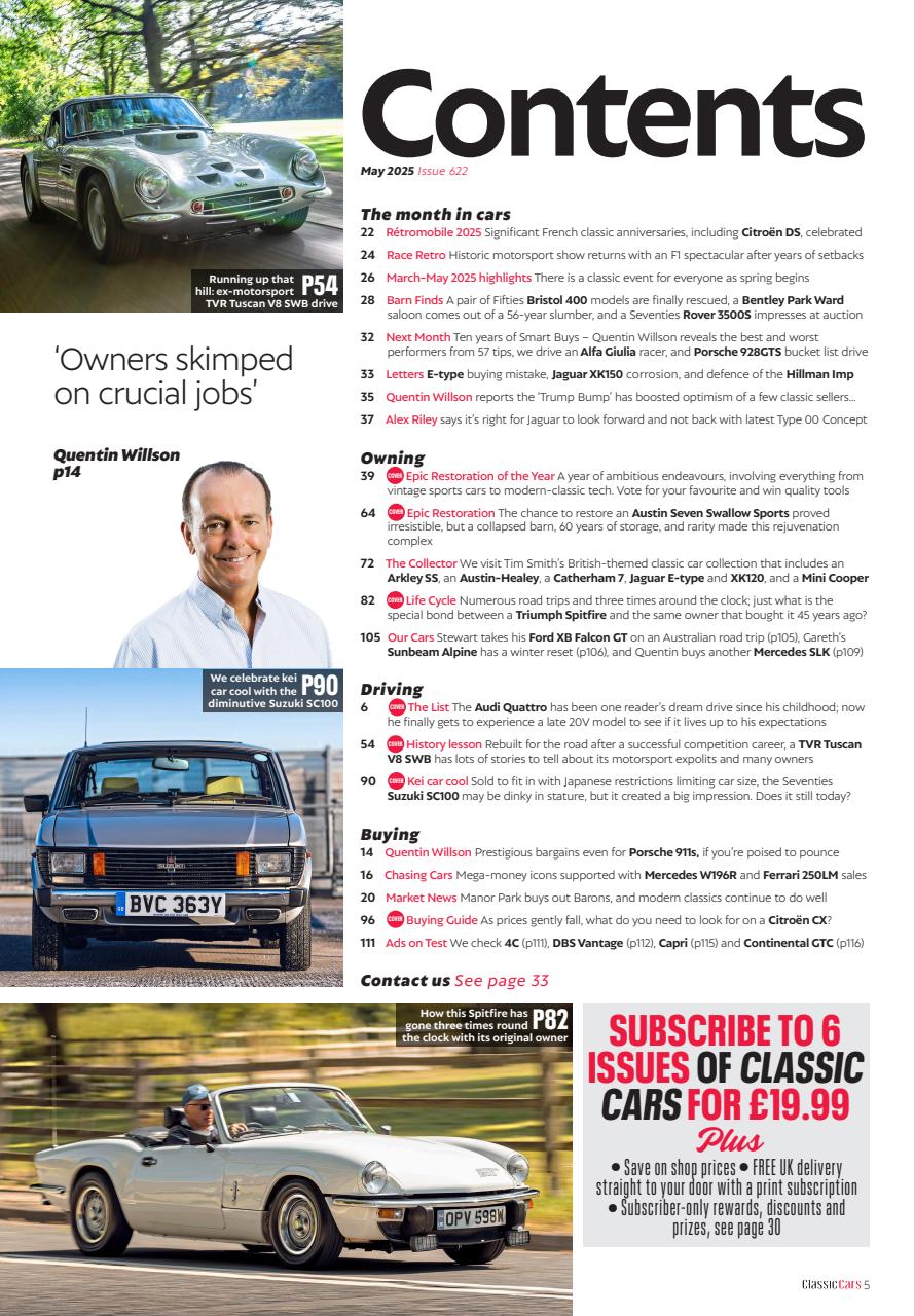 Classic Cars Preview Pages