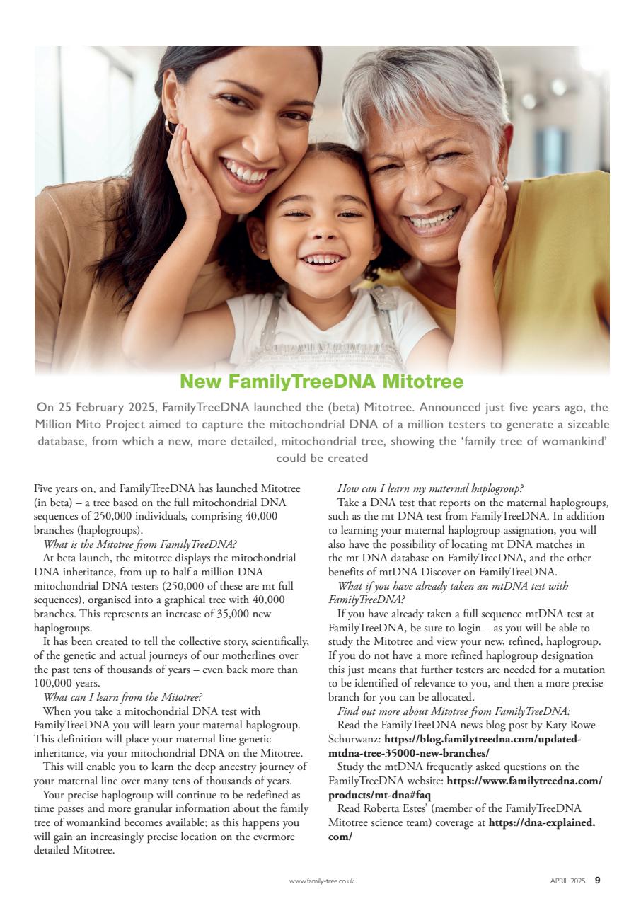 Family Tree Preview Pages