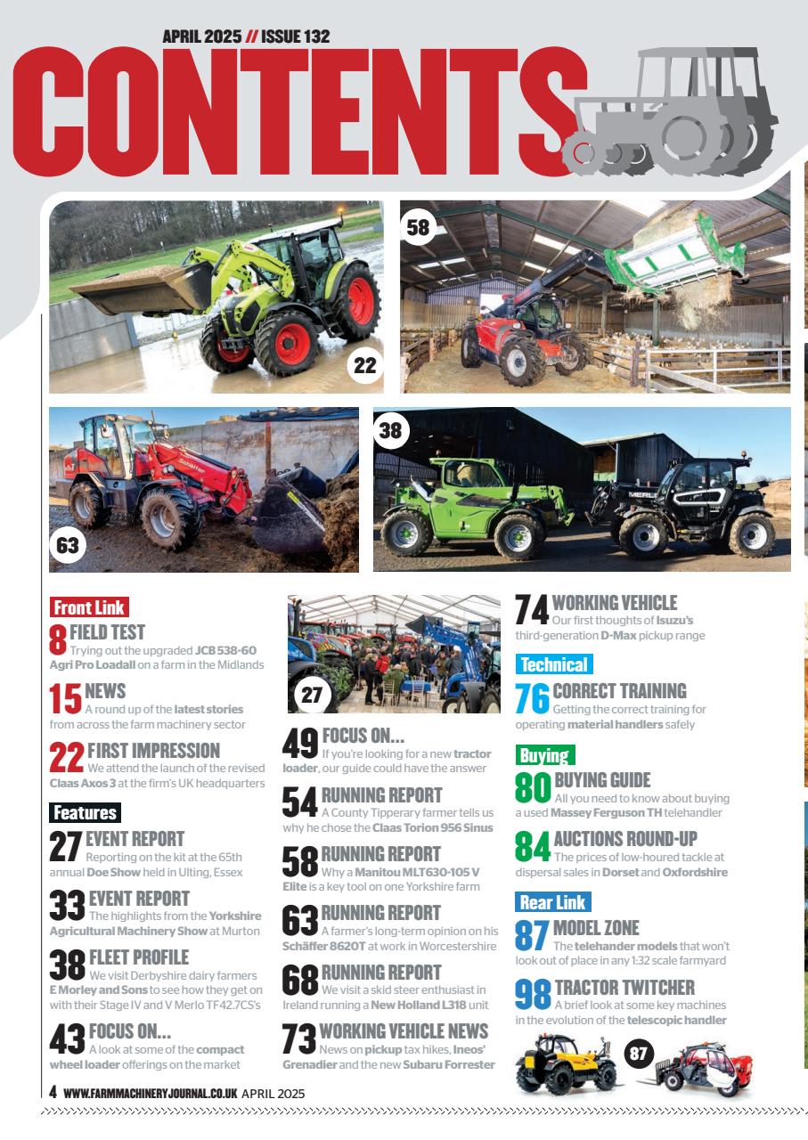 Farm Machinery Journal Preview Pages
